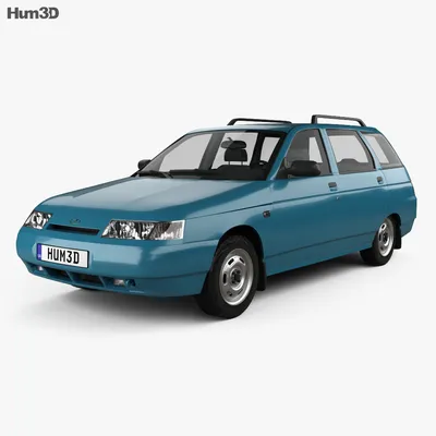 VAZ Lada 2111 wagon 2007 3D model - Download Vehicles on 3DModels.org