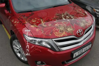 Аэрография на капоте автомобиля Toyota | Японский дракон