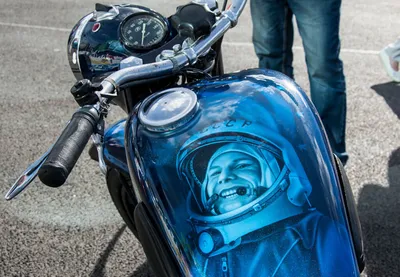 Уникальные картинки с аэрографией мотоциклов