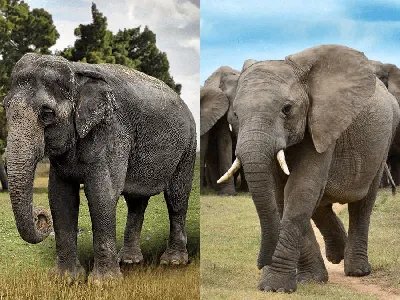 Индийский слон Африканский слон Elephantidae Животные Дикая природа, Слон  цирк, млекопитающее, велосипед png | PNGEgg