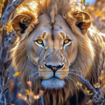 ☘️ Юго-восточный африканский лев (…» — создано в Шедевруме
