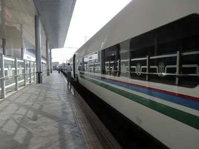Отзыв о Поезд \"Afrosiyob\" Ташкент-Самарканд | Фантастический поезд!
