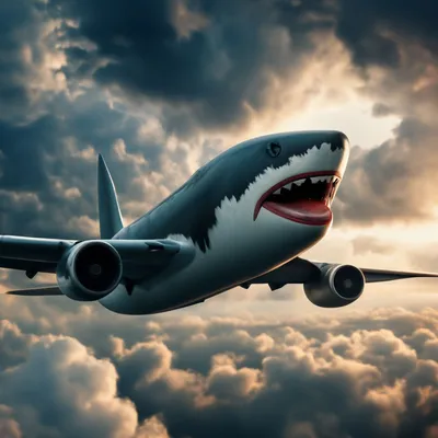Акула самолёт» — создано в Шедевруме