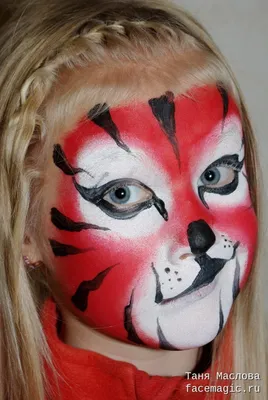 Новогодний Аквагрим для детей своими руками - фото-идеи | Leopard  schminken, Gesichtsbemalung, Kindergesicht schminken