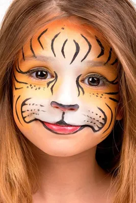 Аквагрим, рисуем тигра. Face painting, tiger. It's simple. - YouTube