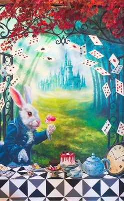 Магические фоны с Алисой из сказки для бесплатного скачивания