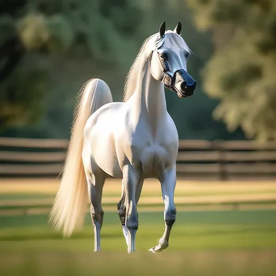Арабская чистокровная лошадь 3D модель - Скачать Животные на 3DModels.org