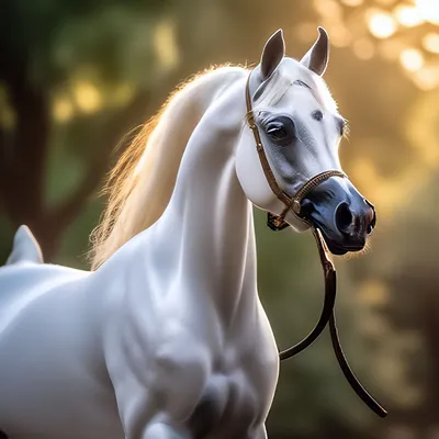 Скачать обои лошадь, черный, конь, арабский жеребец, horse разрешение  1280x720 #63502