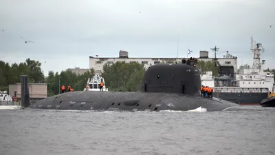 Новейшая атомная подлодка \"Красноярск\" спущена на воду в Северодвинске -  Российская газета
