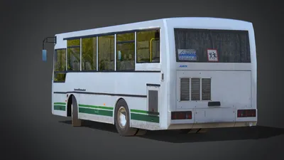 КАВЗ 4235 \"Аврора\" (Российский городской автобус) 3D Модель $69 - .unknown  .obj .max .fbx .3ds - Free3D