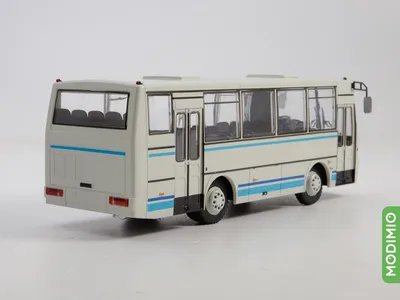 Автобусы: Масштабная модель 1:43 Отечественный автобус ПАЗ-4230 \"Аврора\"с  журналом №26 (Наши Автобусы. Modimio)