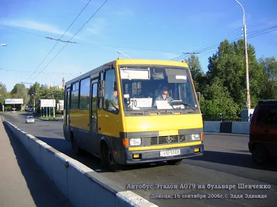 Автобус БАЗ А079, реалистично» — создано в Шедевруме