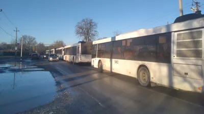 На стоянке замечен редкий автобус украинского производства (фото) –  Автоцентр.ua