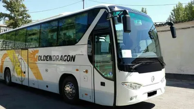 Аренда автомобиля Автобус белый Golden Dragon (Голден Дракон) с водителем  на свадьбу в Москве