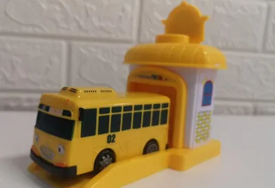 Игрушка модель металлическая \"рейсовый автобус\", длина 16см, инерционная  технопарк 80136L-R