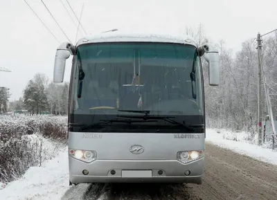 Аренда автобуса Хайгер (Higer) серого цвета в Екатеринбурге | GOLDEN LIMO