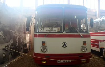 Купить масштабную модель автобуса ЛАЗ-695 (Наши Автобусы №55), масштаб 1:43  (Modimio)