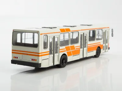 Автобусы: Коллекционная масштабная модель 1:43 Автобус ЛиАЗ-5256  красно-белый (ClassicBus)