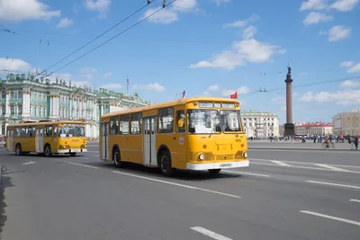 Автобус ЛиАЗ-677М на 3-м Дорожном проезде - Retro photos