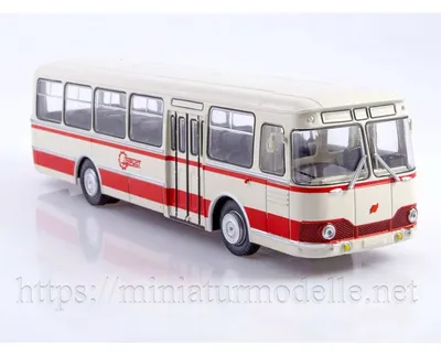 Купить масштабную модель автобуса ЛиАЗ-677М городской, масштаб 1:43 (SSM)