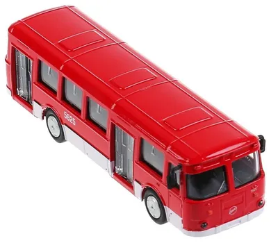 Купить масштабную модель автобуса ЛиАЗ-677М (бело-синий), масштаб 1:43  (СОВА)