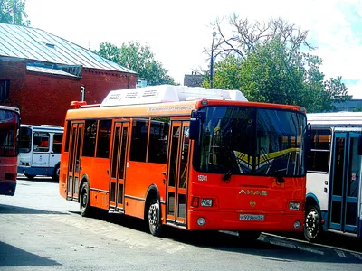 Автобус ЛИАЗ-677М (жёлтый) Sabron