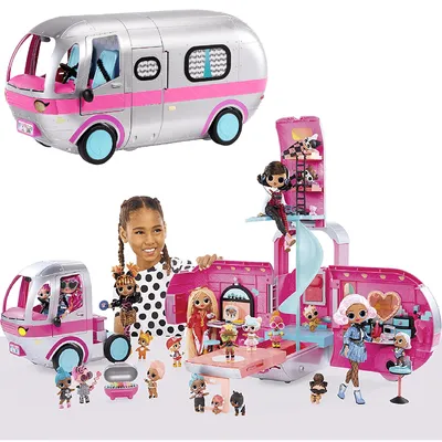 Автобус Лол Glamper silver pink Camper Lol OMG | купить