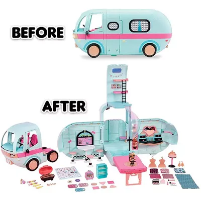 Куклы LOL Surprise 2 в 1, автобус «глампер», игрушка «лол» для домашних  игр, игрушки-сюрпризы для девочек | AliExpress