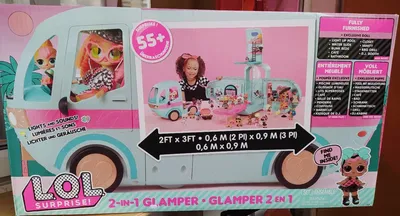 Игрушки L.O.L. Автобус Кемпер Surprise Glamper - «Любимая игрушка дочки, ни  дня без него... Дорогой конечно, но как подарок на ДР или Новый год - лучше  не придумаешь. Фото всех зон внутри.» | отзывы