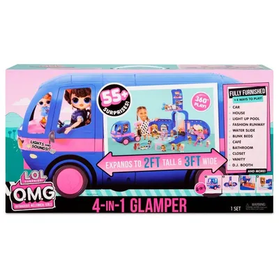 Купить ЛОЛ Автобус ОМГ Голубой 2023 | LOL OMG Glamper Fashion Camper