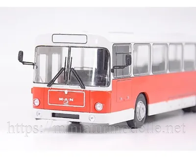 1:43 MAN SL 200 городской автобус с журналом №51| Интернет-магазин  масштабных моделей для коллекционеров