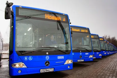 Новые автобусы Mercedes-Benz для Москвы