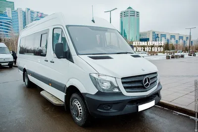 Аренда микроавтобуса Mercedes Sprinter с водителем в Москве
