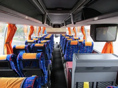 Автобус Neoplan 122 в аренду с водителем в Москве по НИЗКОЙ цене - компания  1001 bus