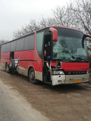 Авария с рейсовым автобусом в Очерском районе - 21 сентября 2018 - 59.ru