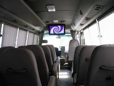 Такси Toyota Coaster (351) - закажите автобус в аэропорт, на свадьбу, для  школ
