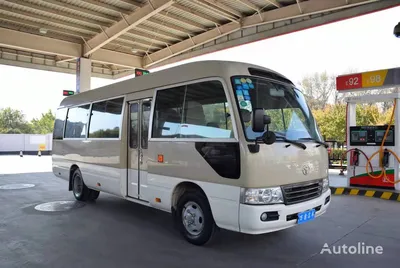 Toyota Coaster RV 1HD-T turbo diesel 14800км !! По русски!! - YouTube