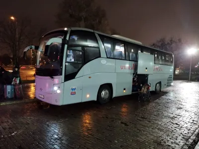 Заказ билетов на автобус через сервис https://intercars.ru
