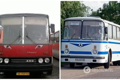 ЛиАЗ-677М – наш любимый городской автобус из СССР с булькающей