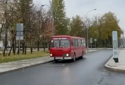 Первый междугородный автобус СССР - Україна За кермом