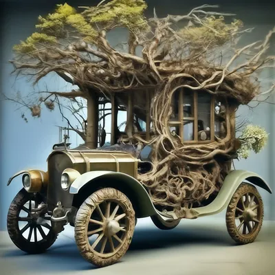 Ретро-автомобиль карета 19 века в …» — создано в Шедевруме