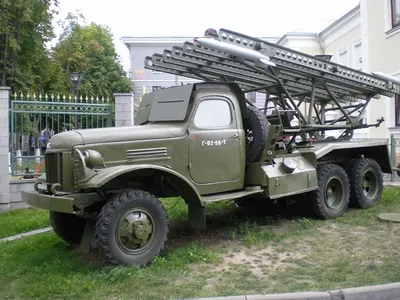 модель грузовика БМ-13Н Катюша на базе Студебеккер из бронзы в масштабе  1:72 купить