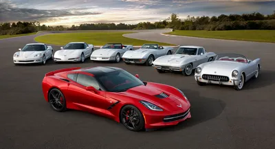 Chevrolet Corvette 2013, 2014, 2015, 2016, 2017, купе, 7 поколение, C7  технические характеристики и комплектации
