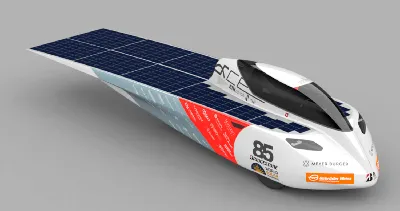 Уникальный автомобиль на солнечных батареях поедет в Австралию. Его  перевезет команда Gebrüder Weiss | trans.info