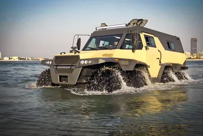 Видео: российский вездеход «Шаман» испытали на пляже Дубая — Motor