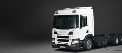Гибридный грузовой автомобиль Scania с зарядкой от сети: грузовик - гибрид  Скания