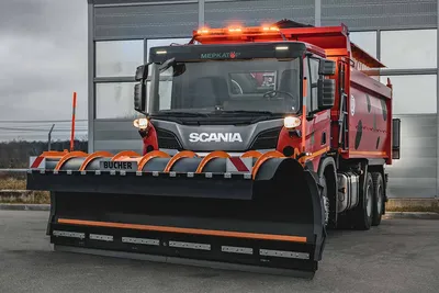 Комбинированный дорожный уборочный грузовой автомобиль Scania (Скания) P380  B6X4HZ - технические характеристики, комплектация, описание и цены