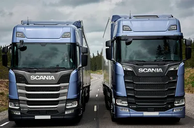 Дизайн грузовых автомобилей и тягачей Scania (Скания) серии V8