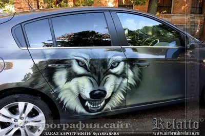 Наклейка на авто Волк черный 26х23 см купить недорого в интернет-магазине  товаров для декора Бауцентр