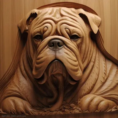Картинки Боксер Бульдог собака щенки на диване Животные